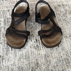 Teva Black and Brown Minimalist Sandals